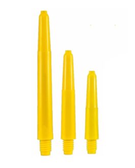 Nylon shafts incl. flight fastener geel