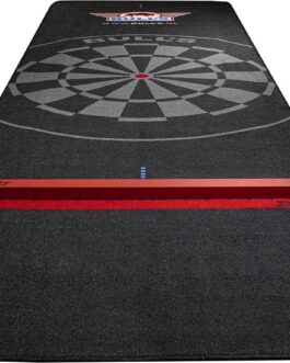 Bull’s Carpet Dartmat 300×95 cm Black + oche