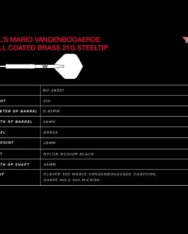 Bull’s Mario Vandenbogaerde Shell Coated Brass 21 gram