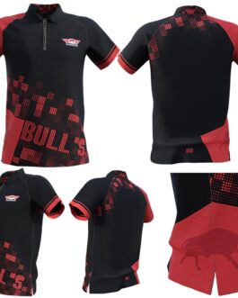 Bull’s Plain Black Red Dart Polo