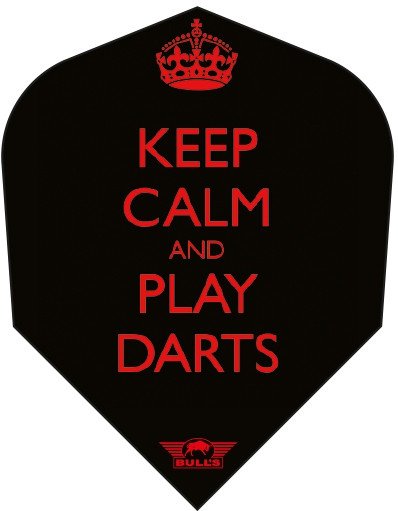Bull's Design 100 Keep Calm and Play Darts No.6 flights