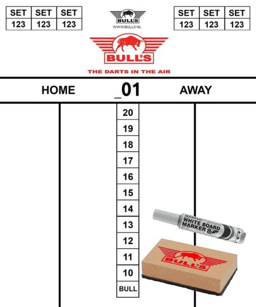 Bull's Scoreset Flex 35x25