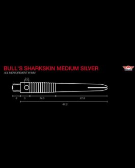 Bull’s Sharkskin Medium Silver shafts