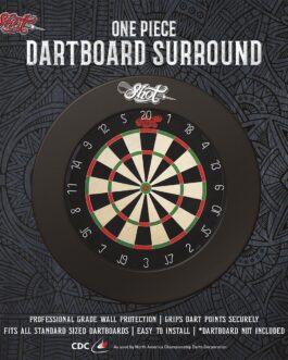 Shot Dartboard Surround Black