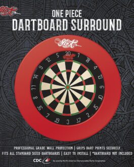 Shot Dartboard Surround Red