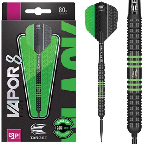 Target Vapor8 Black Green 80% Swiss dartpijlen