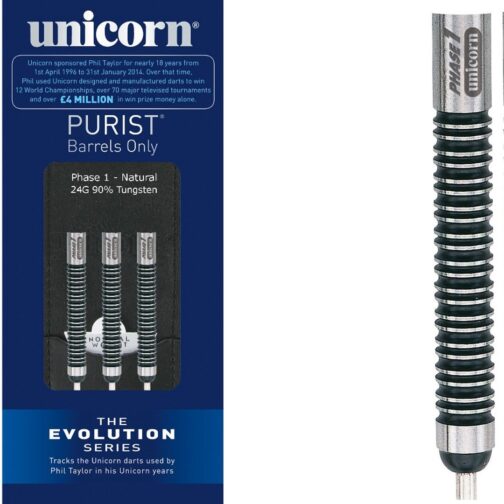 Unicorn Evolution Purist Phase 1 90% 24 gram dartpijlen