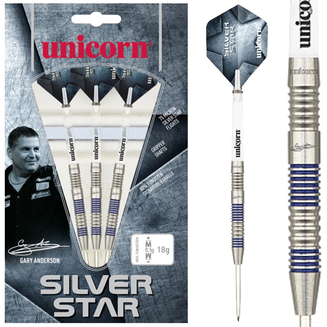Unicorn Silverstar Gary Anderson P2 80% dartpijlen