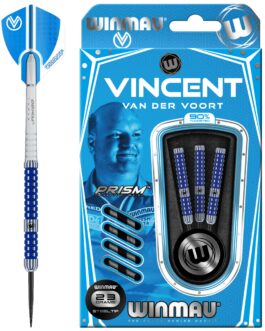 Winmau Vincent van de Voort Silver NT 90% 23 gram dartpijlen