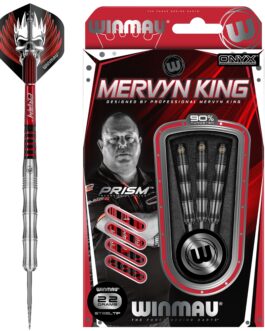 Winmau Mervyn King Silver 90% dartpijlen