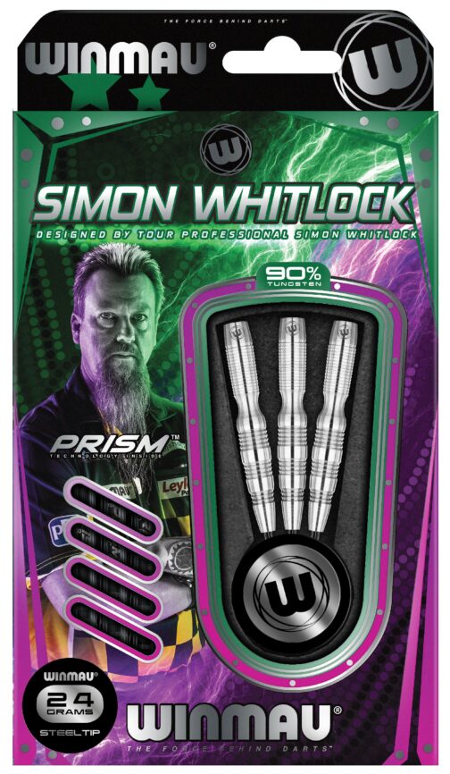 Winmau Simon Whitlock Silver 90% dartpijlen