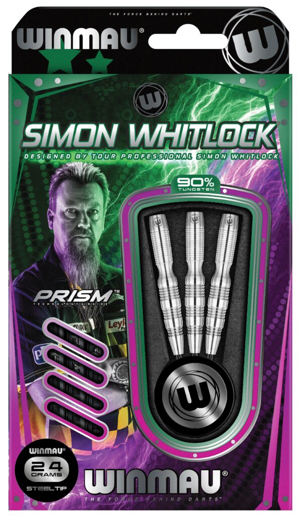 Winmau Simon Whitlock Silver 90% dartpijlen