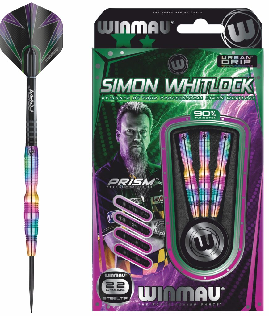 Winmau Simon Whitlock Rainbow 90% dartpijlen