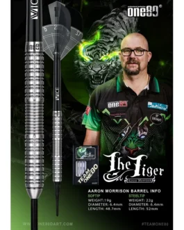 One80 Aaron “The Tiger” Morrison 22gram dartpijlen