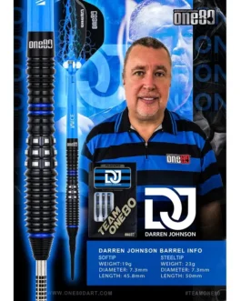 One80 Darren Johnsson 23 gram dartpijlen