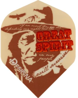 Designa Great Spirit Dart Flights 100 Micron No2 Std