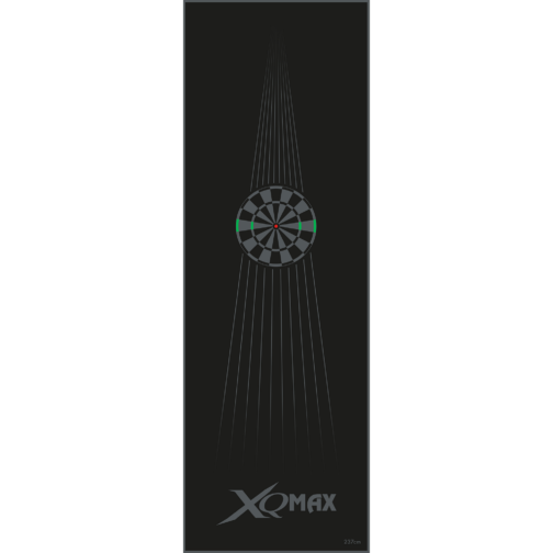 XQ Max Carpet Dartmat zwartgrijs 237x80