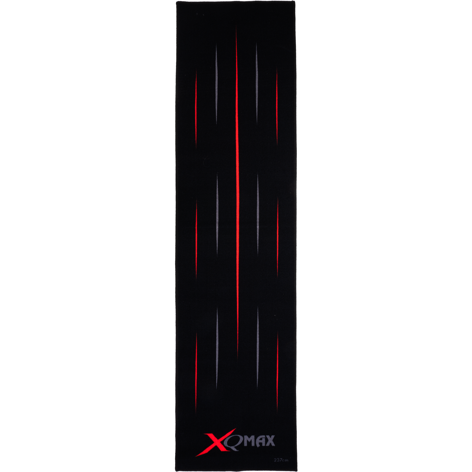 XQ Max Carpet Dartmat zwart/rood strepen 237x60