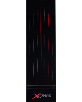 XQ Max Carpet Dartmat zwart/rood strepen 285×80