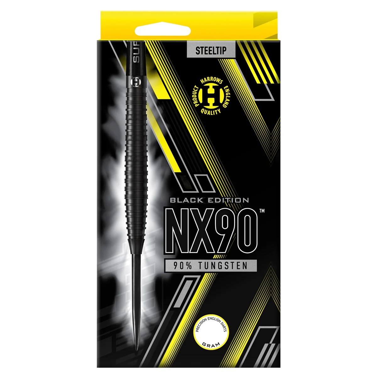 Harrows NX90 Black Edition 90% dartpijlen