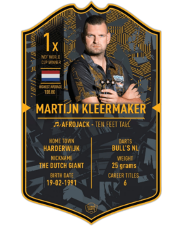 Ultimate Card Martijn Kleermaker – 37×25 cm