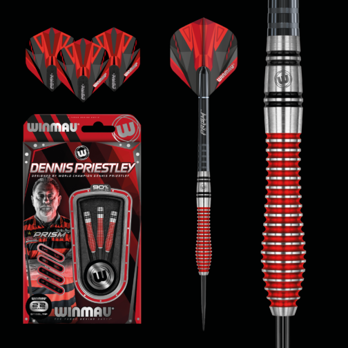 Winmau Dennis Priestley 90% dartpijlen