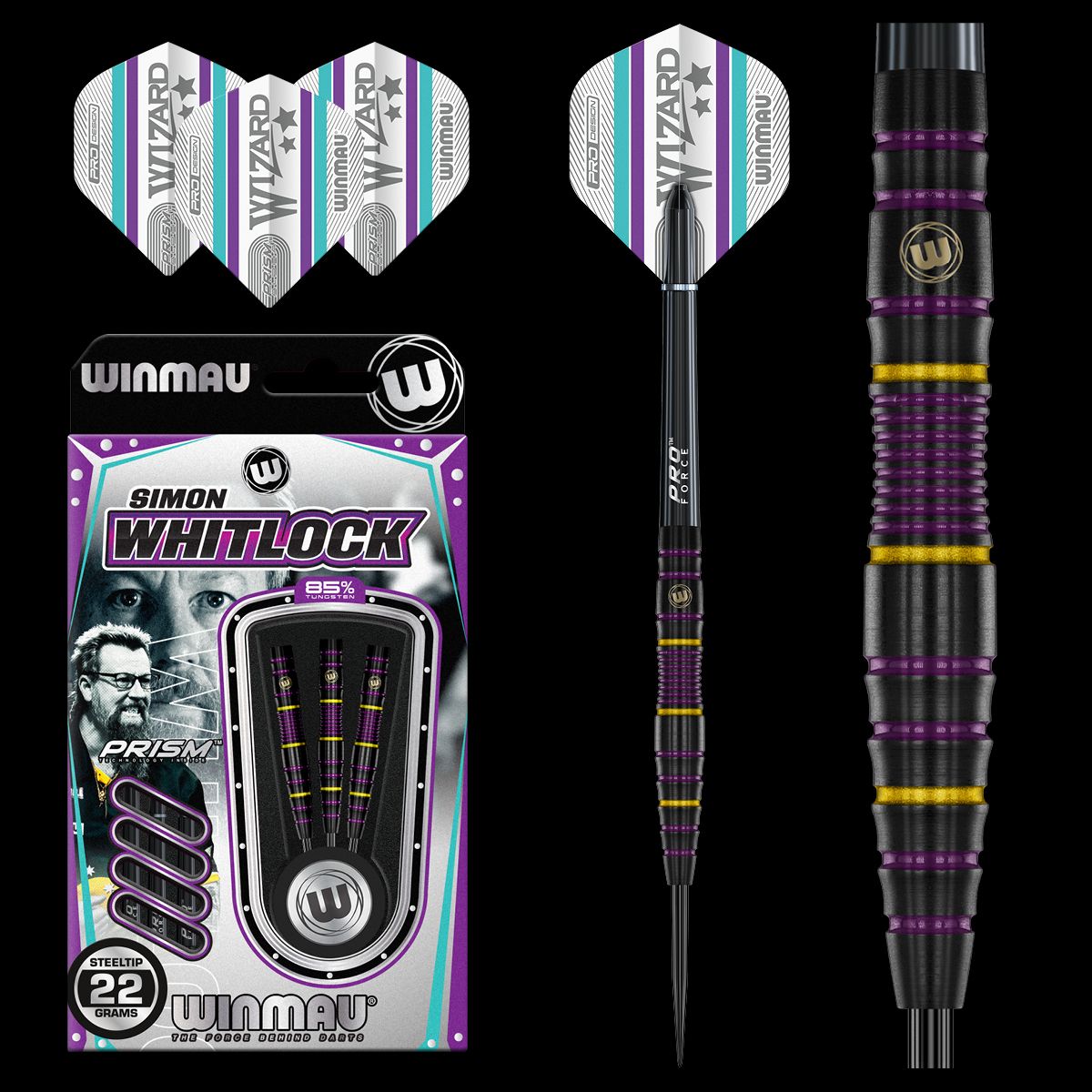 Winmau Simon Whitlock 85% dartpijlen