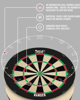 Shot Ranger Professional Dartboard