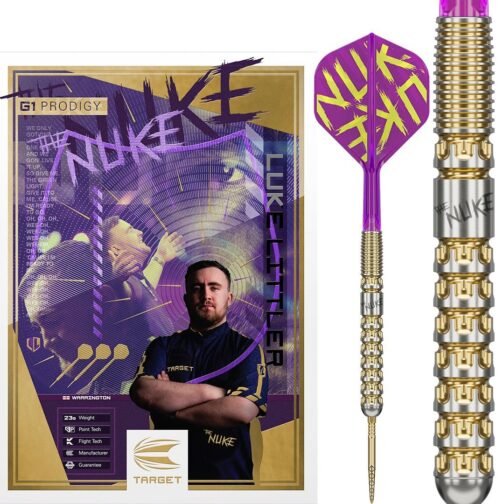 Target Luke Littler G1 Prodigy 95% Swiss 23 gram dartpijlen