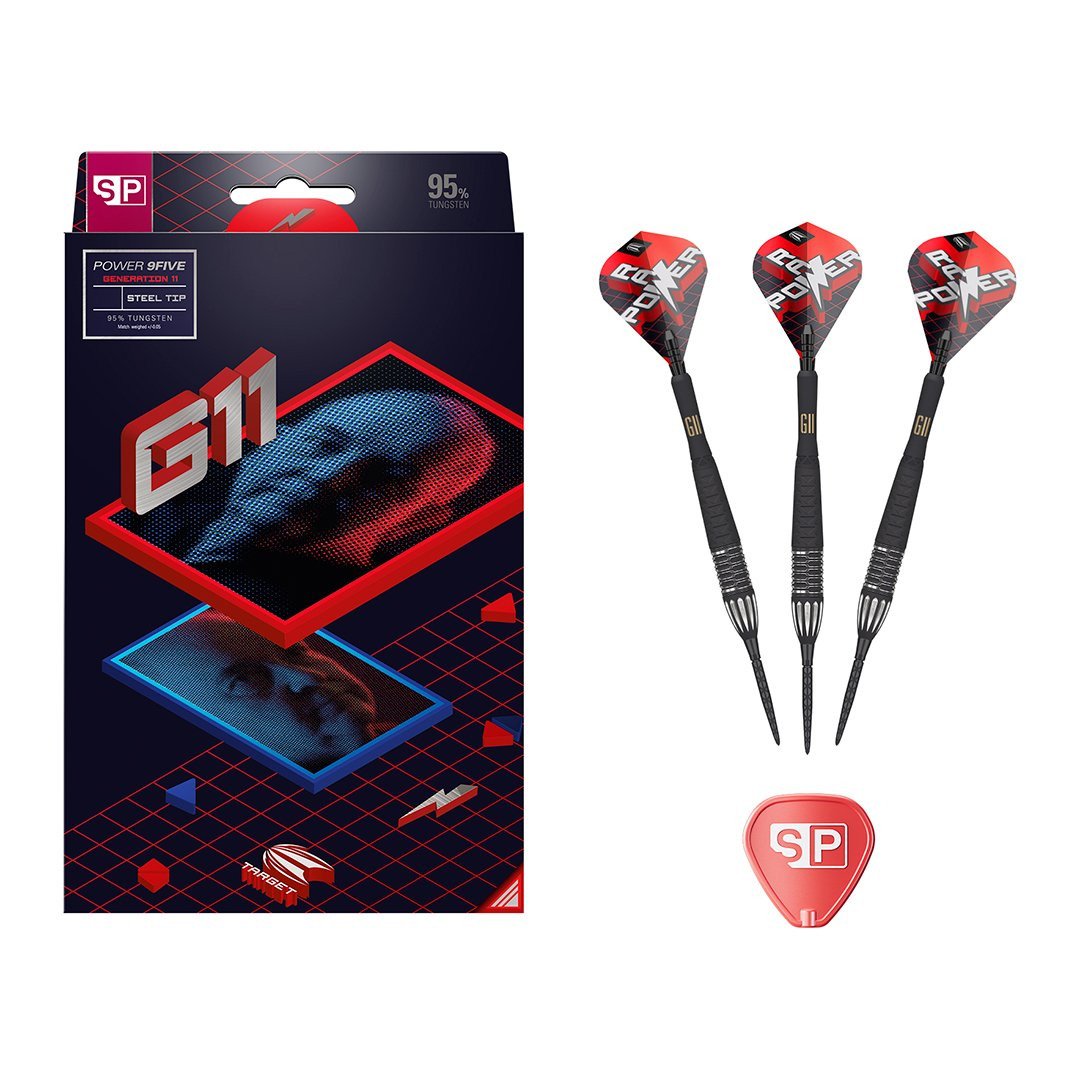 Target Phil Taylor Raw Power G11 95% Swiss dartpijlen