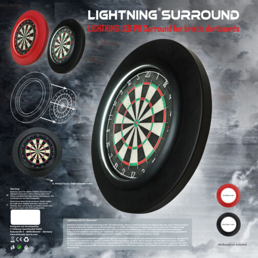 Bull's Lightning LED PU Surround - Afbeelding 2