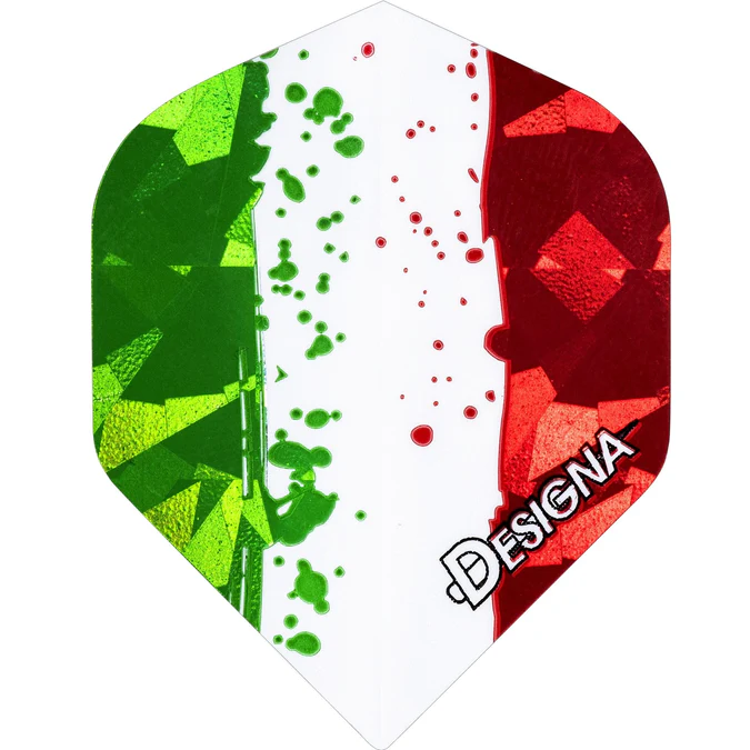 Designa Patriot Dart Flights - Hologram - Std - Italy