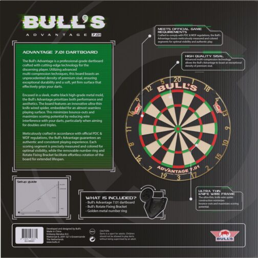 Bull's Advantage 701 Dartboard - Afbeelding 5