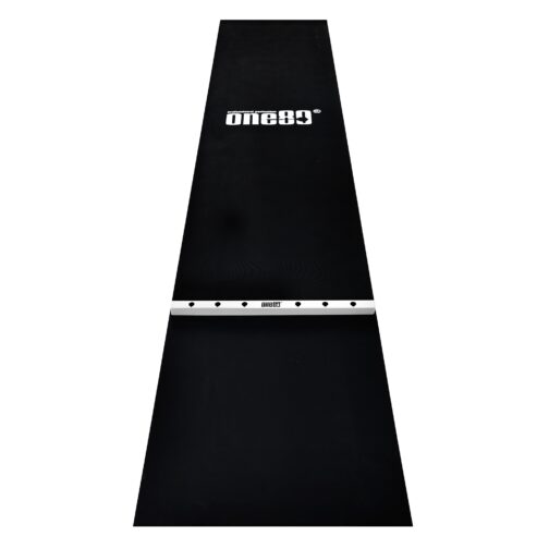 One80 Heavy Duty Rubber Dartmat met gekleurde Oche