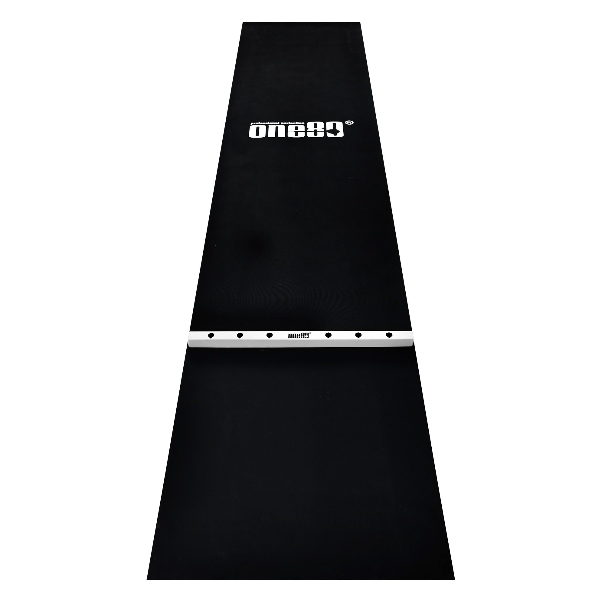 One80 Heavy Duty Rubber Dartmat met gekleurde Oche