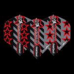 Winmau Prism Alpha Joe Cullen Grey & Black Dart Flights