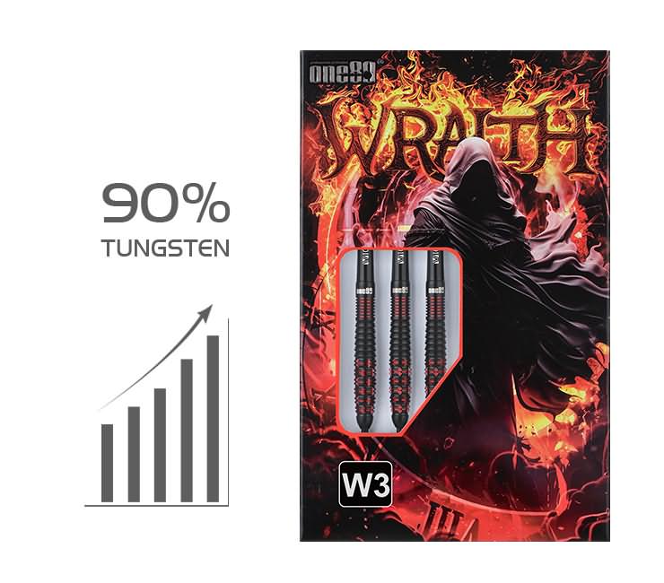 One80 Wraith W3 dartpijlen 90%