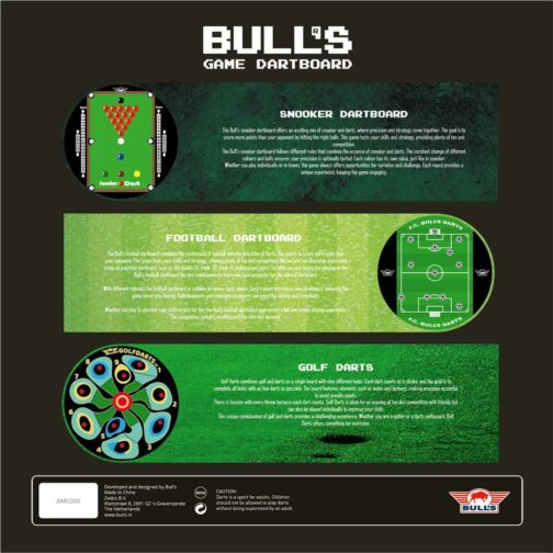 Bull's Game Dartboard Football - Afbeelding 2