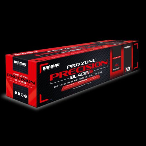 Winmau Pro Zone Precision Blade 6 Soft Feel Dart Mat & Integrated Oche - Afbeelding 3