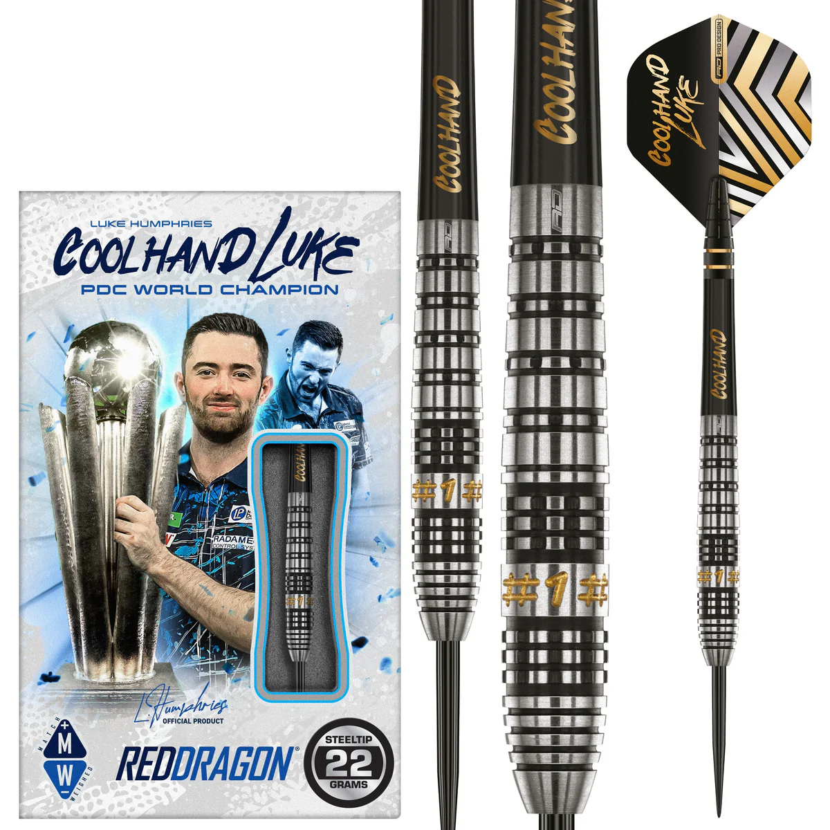 Red Dragon Luke Humphries Prestige 90% dartpijlen
