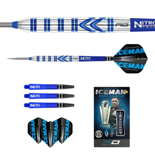 Reddragon Gerwyn Price Blue Originals dartpijlen - Afbeelding 3