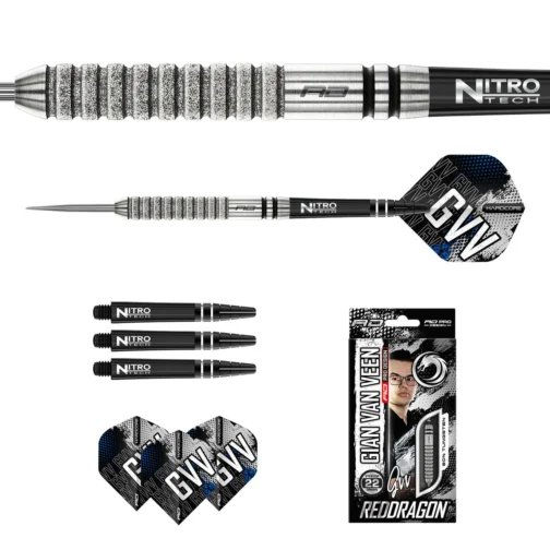 Red Dragon Gian Van Veen Diamond 90% Tour edition dart pijlen 22gram