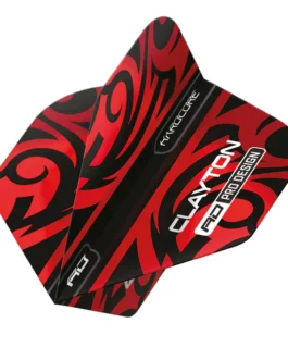 Reddragon Jonny Clayton Red/Black Dart Flights