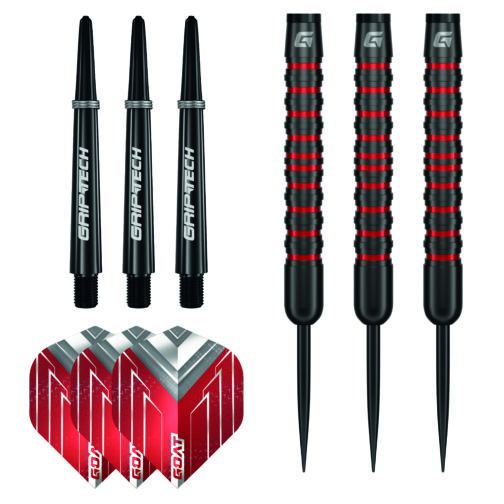 GOAT Podium Tungsten black/red dartpijlen - Afbeelding 4
