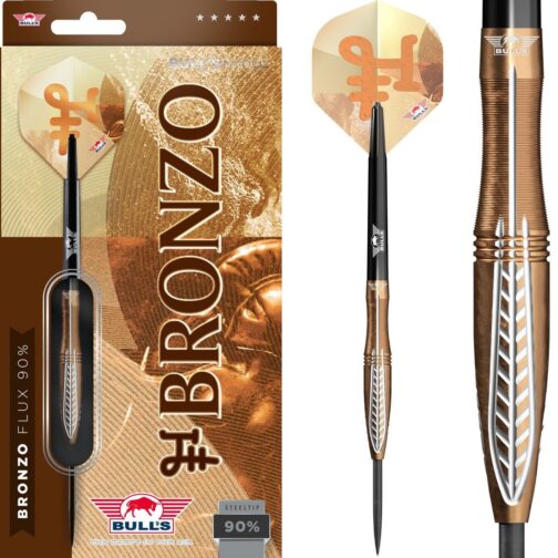Bull's Bronzo Flux 90% dartpijlen
