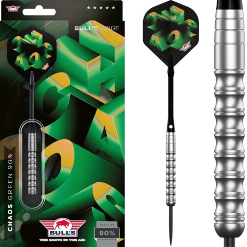 Bull's Chaos Green 90% dartpijlen