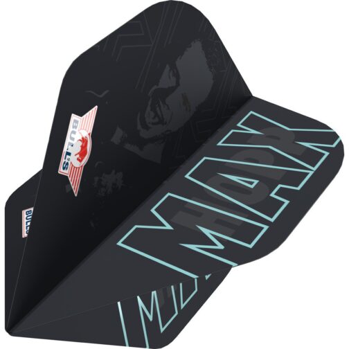 Bull's Player Player 100 Max Hopp 80 Black No.2 Flights - Afbeelding 2
