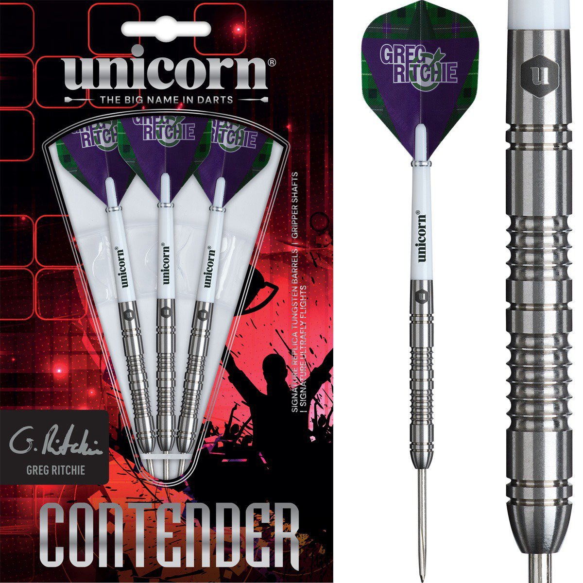 Unicorn Contender Greg Ritchie 23 Gr dartpijlen
