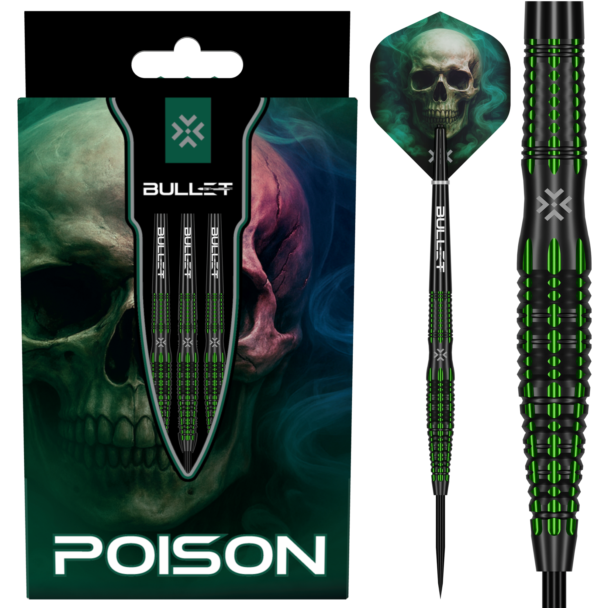 Bullet Poison 90% dartpijlen
