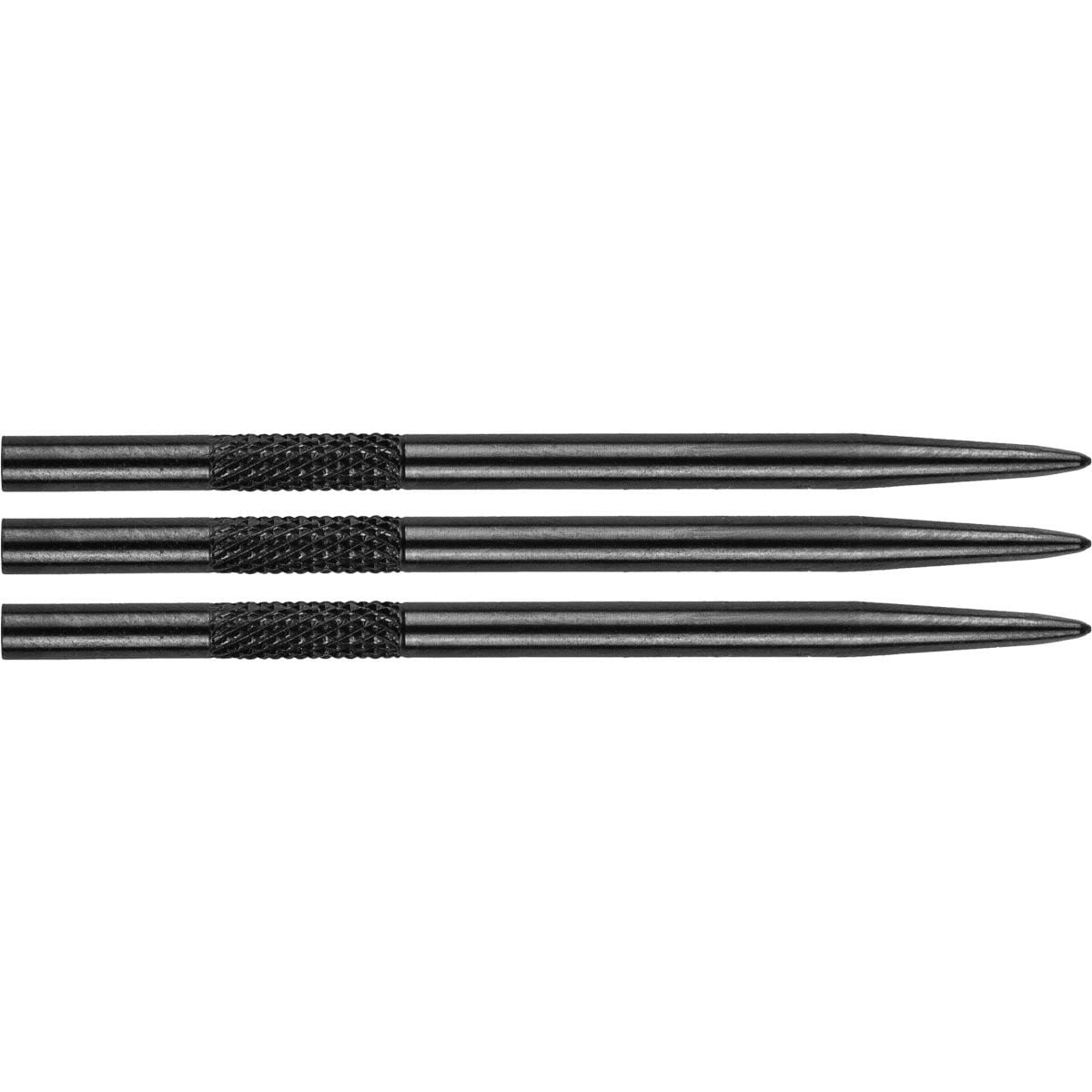 Bull's Knurled Grip Points Black 45mm